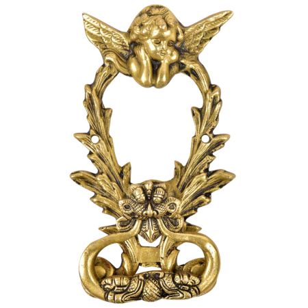Ornate Chrub Dragon Face Door Knocker