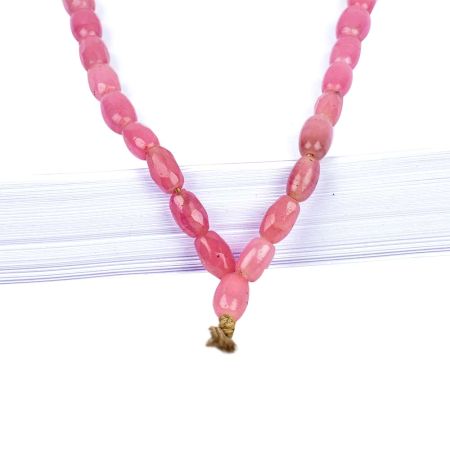 Pink Ultra Fine Bead Necklace