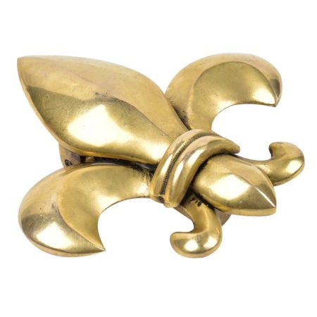 Vintage French Flower Basket Door Knocker