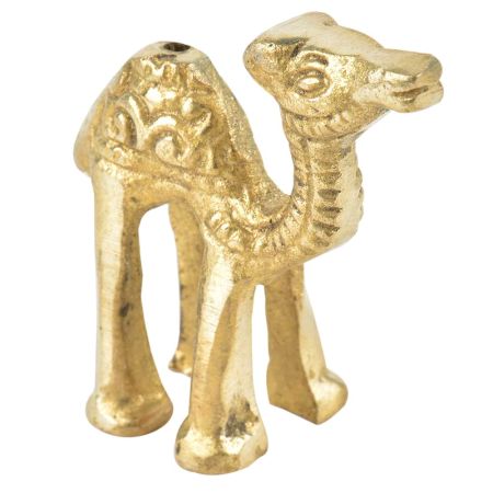 Brass Handmade Standing Camel Incense Holder