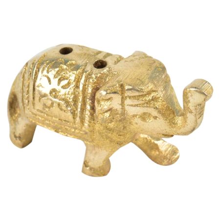 Brass Handmade Cute Elephant Incense Holder