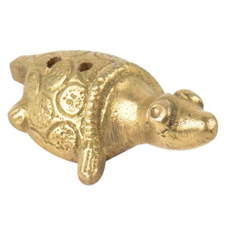 Handcrafted Brass Turtle Incense Stick Holder Or Agarbatti Stand