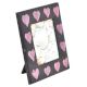 Handpainted Pink Hearts Photo Frame