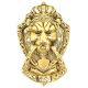 Royal Brass Lion Face Door Knocker