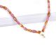 Brown Pink Mixed Bead Necklace