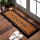 SWHF Extra Large Printed Double Door and Floor Mat : Welcome