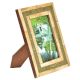Handmade Wooden and Green Floral Border Photo Frame