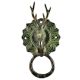 Handecor Brass Reindeer Head Door Knocker