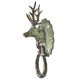Handecor Brass Reindeer Head Door Knocker