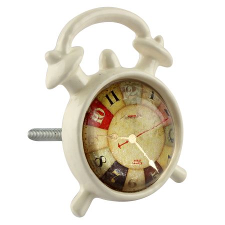 Watch Inside Glass And Metal Drawer Knob