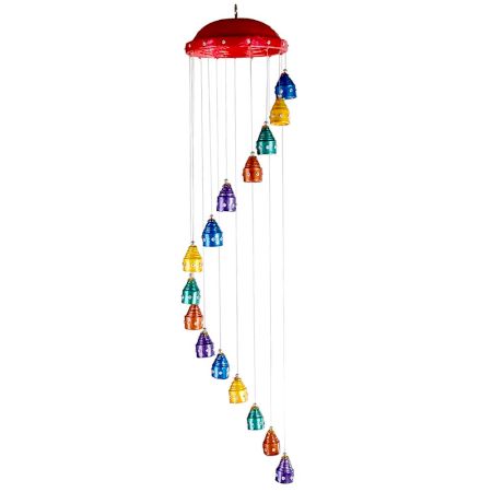 Wind Chime With 6 Top in Multicolour