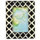 Handmade Black And White Moorish Damask Moroccan Arts Inspired Photo Frame