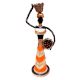 African Doll Showpiece In Orange