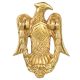 Vintage Golden Brass Eagle Door Knocker
