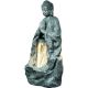 Namaskar Lord Buddha Water Fountain In Black