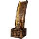 Designer Slate Water Fountain with Lord Buddha Statue Large