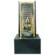 Slate Water Fountain With Lord Buddha Statue Small In Black