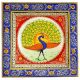 Handmade Miniature painting of Dancing Peacock Combo