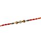 Delicate Diamond Bead with Copper Crystal Beads