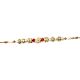 Beautiful Pearls Rakhi with Red Crystal Beads