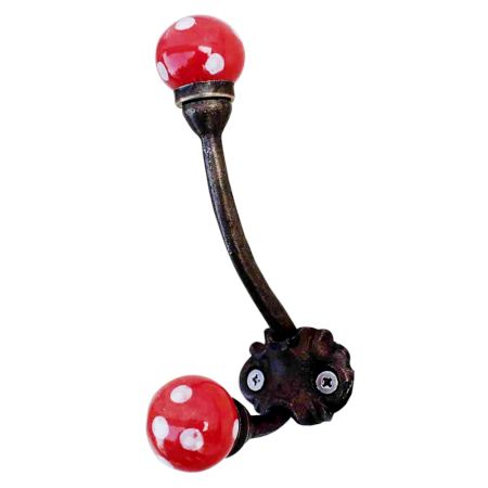 Red Dot Iron Hooks-EHG-30