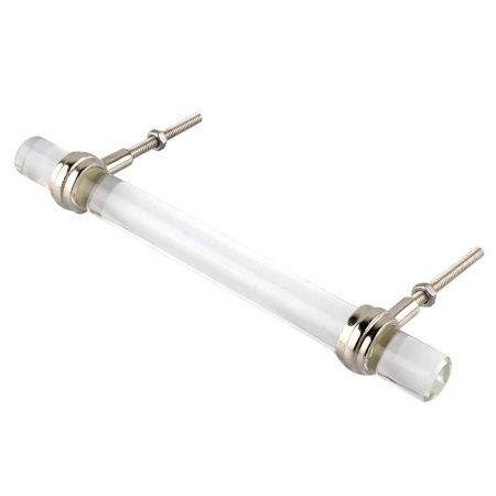 Clear Long Tube Glass Door Handles