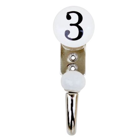 Number Ceramic Hooks -3