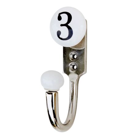 Number Ceramic Hooks -3