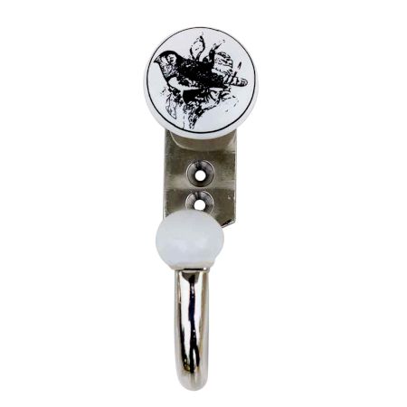 Black Mexican Jay Flat Hooks