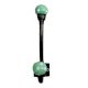 Pea Green Dot Iron Hooks-EHG-28