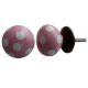 Pink White Pola Dot Knob