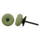 Lime Crackle Ceramic Cabinet Knob