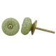 Lime Crackle Ceramic Cabinet Knob
