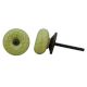 Yellow Crackle Ceramic Cabinet Knob