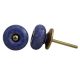 Purple Crackle Ceramic Drawer Knob