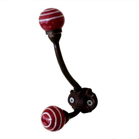 Cherry Strip Iron Hooks- EHG-04