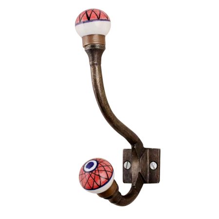 Red Black Cross Sign Iron Hooks-EHG-76