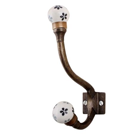 Black Grey Tiny Iron Hooks-EHG-53