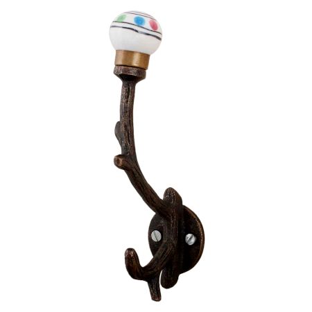 Multicolor Dotted Strip Tree Hooks-EHG-58