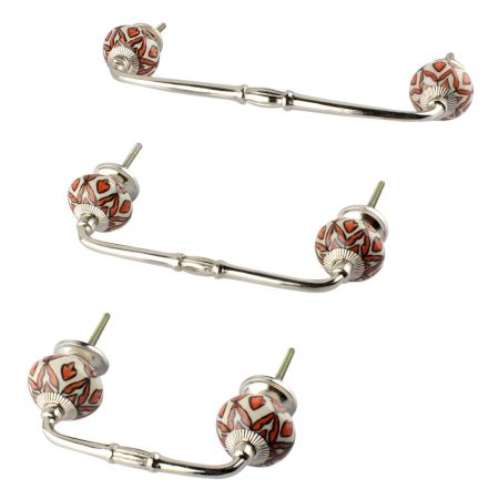 Ceramic Bridge Dresser Handles