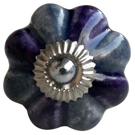 Bluish Purple Melon Knob