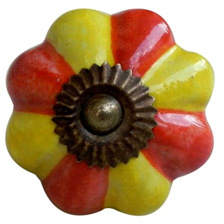 Yellow Orange Knob