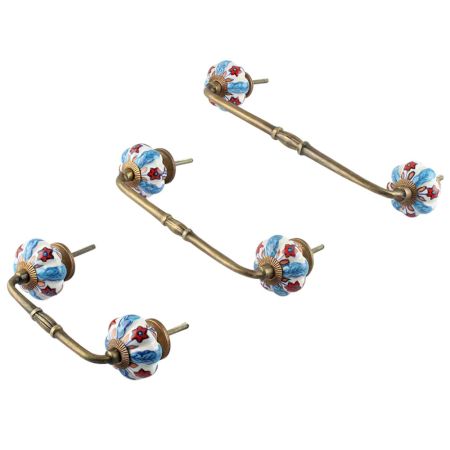 Blue Ocean Ceramic Bridge Handle