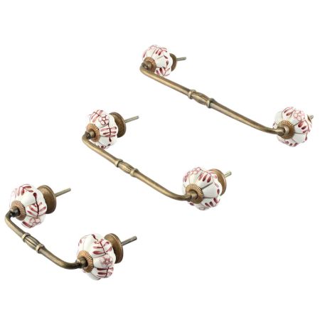 Silhouetted Brown Ceramic Bridge Handle