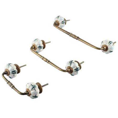 Light Blue Ceramic Bridge Handle