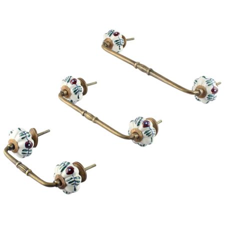 Erica Melanthera Ceramic Bridge Handle