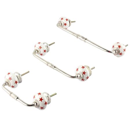 Red Star Ceramic Bridge Handle