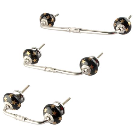 Gold Star Ceramic Bridge Handle