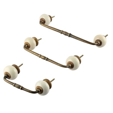 Ceramic Bridge Wardrobe Handles