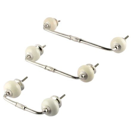 Ceramic Bridge Wardrobe Handles